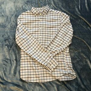 J Crew Flex Oxford Long Sleeve Button Down Shirt